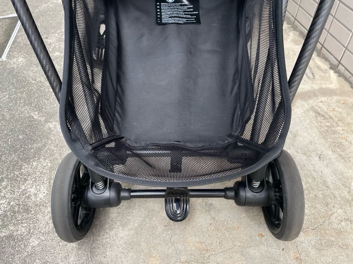 美品 サイベックス メリオカーボン コットンホワイト 2022年製 CYBEX レインカバー A型 ベビーカー 限定カラー_画像8