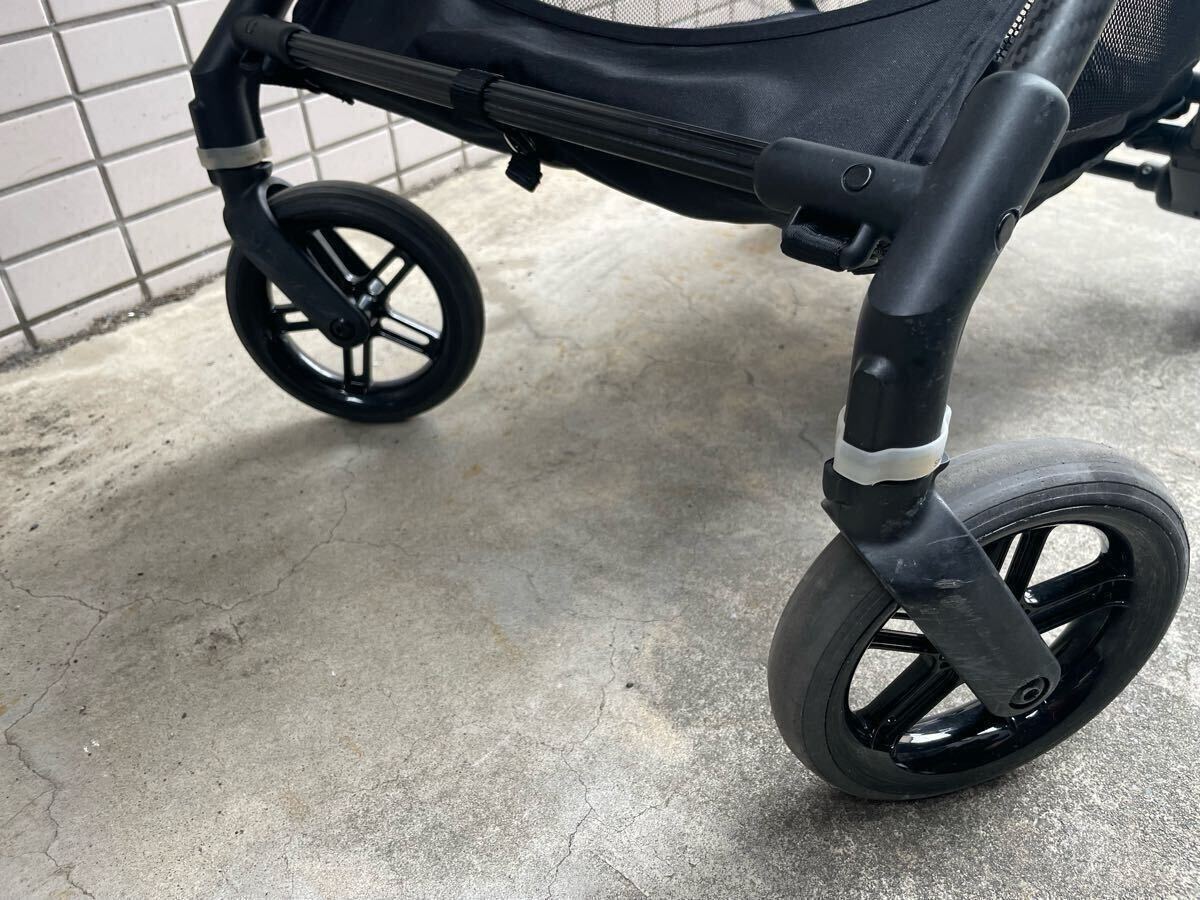 美品 サイベックス メリオカーボン コットンホワイト 2022年製 CYBEX レインカバー A型 ベビーカー 限定カラー_画像9