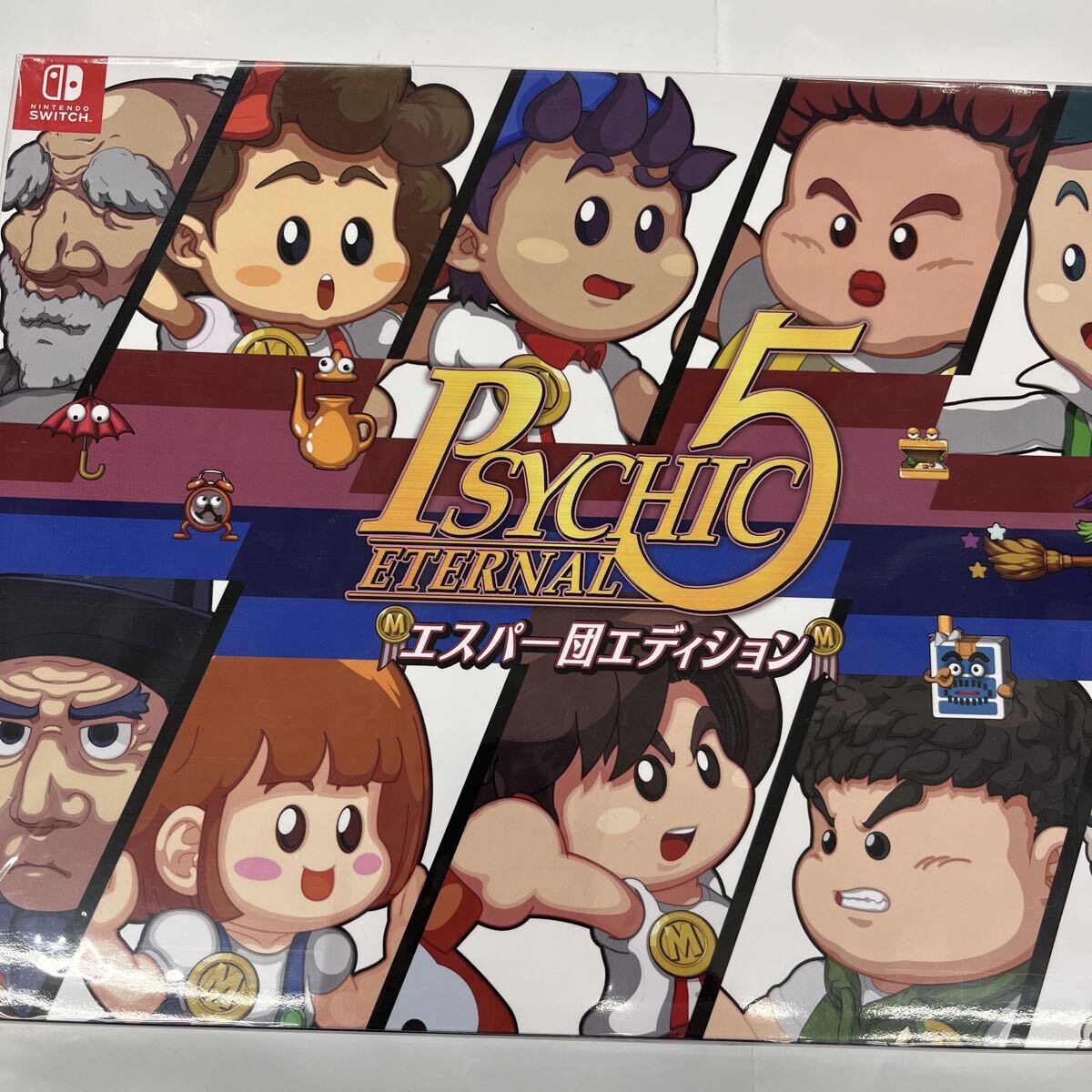 即決★新品未開封　シュリンク付★サイキック5 エターナル 特装版 エスパー団エディション -Switch ニンテンドースイッチソフト_画像1