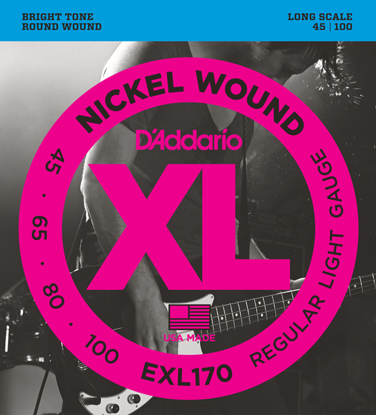 【エレキベース弦】 ダダリオ D'Addario EXL170 Long 45-100 XL NICKEL 正規品_画像2