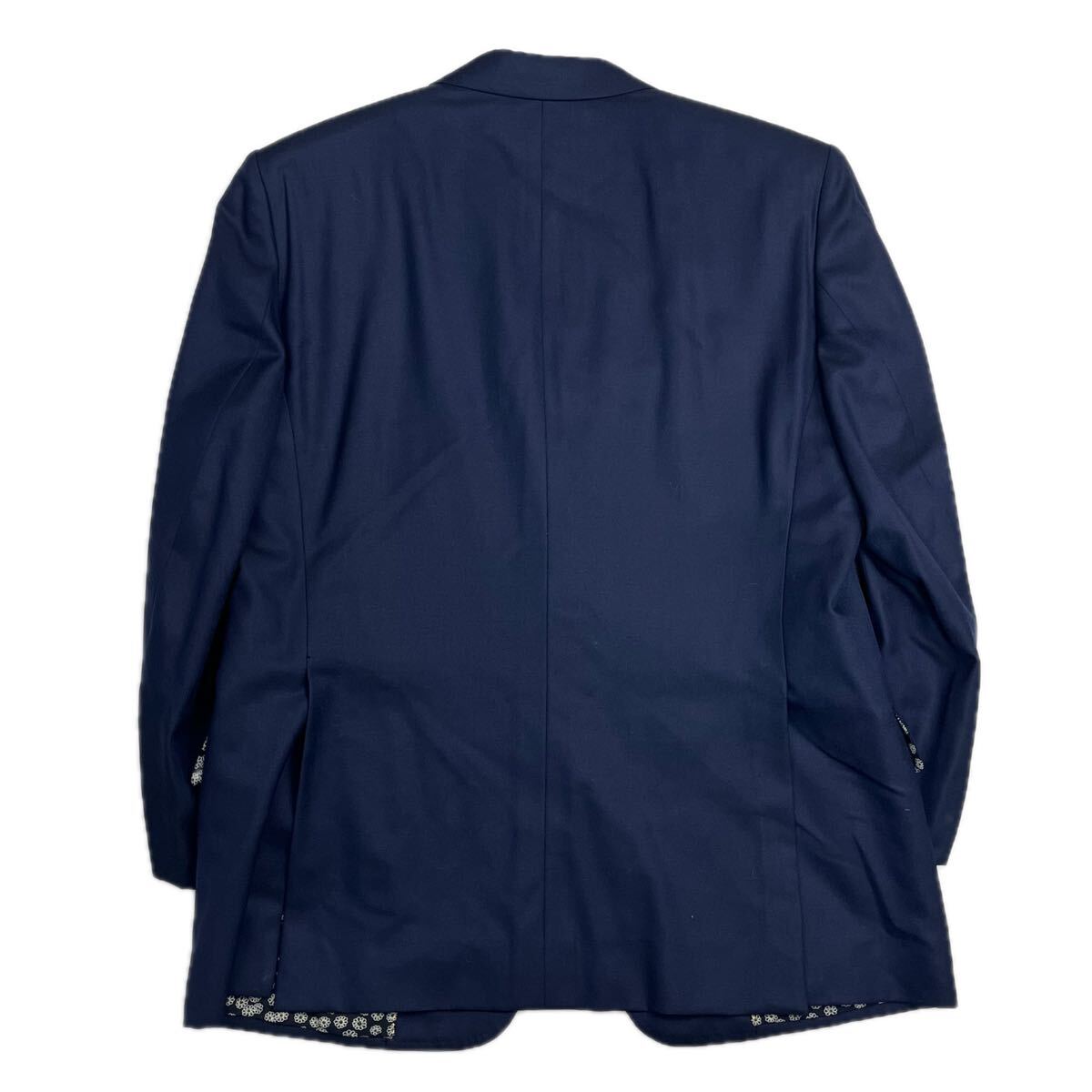 balenciaga バレンシアガ セットアップ スーツ ネイビー テーラードジャケット スラックス シングル 上下セット フォーマル ２点セット_画像3