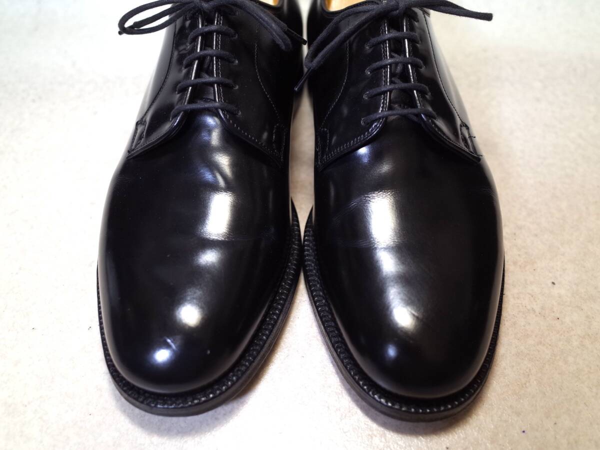 【送料無料】5445■Church’s/チャーチ■使用少/英国製プレーントゥ/ポリッシュドバインダー/224ラスト/4都市/80F/26.5cm■検シャノン_画像3