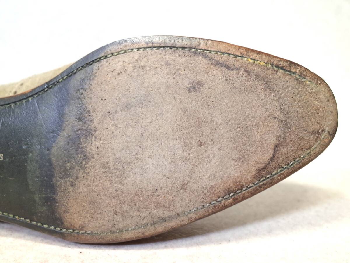 【送料無料】5483■CROCKETT & JONES/クロケット&ジョーンズ/WIGMORE■英国ウイングチップ/グッドイヤーウエルト/スエード/26.5cm■_画像7