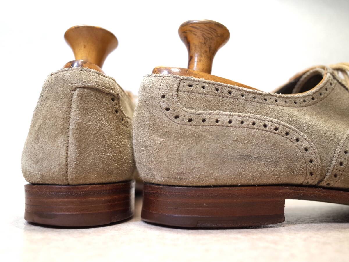 【送料無料】5483■CROCKETT & JONES/クロケット&ジョーンズ/WIGMORE■英国ウイングチップ/グッドイヤーウエルト/スエード/26.5cm■_画像5