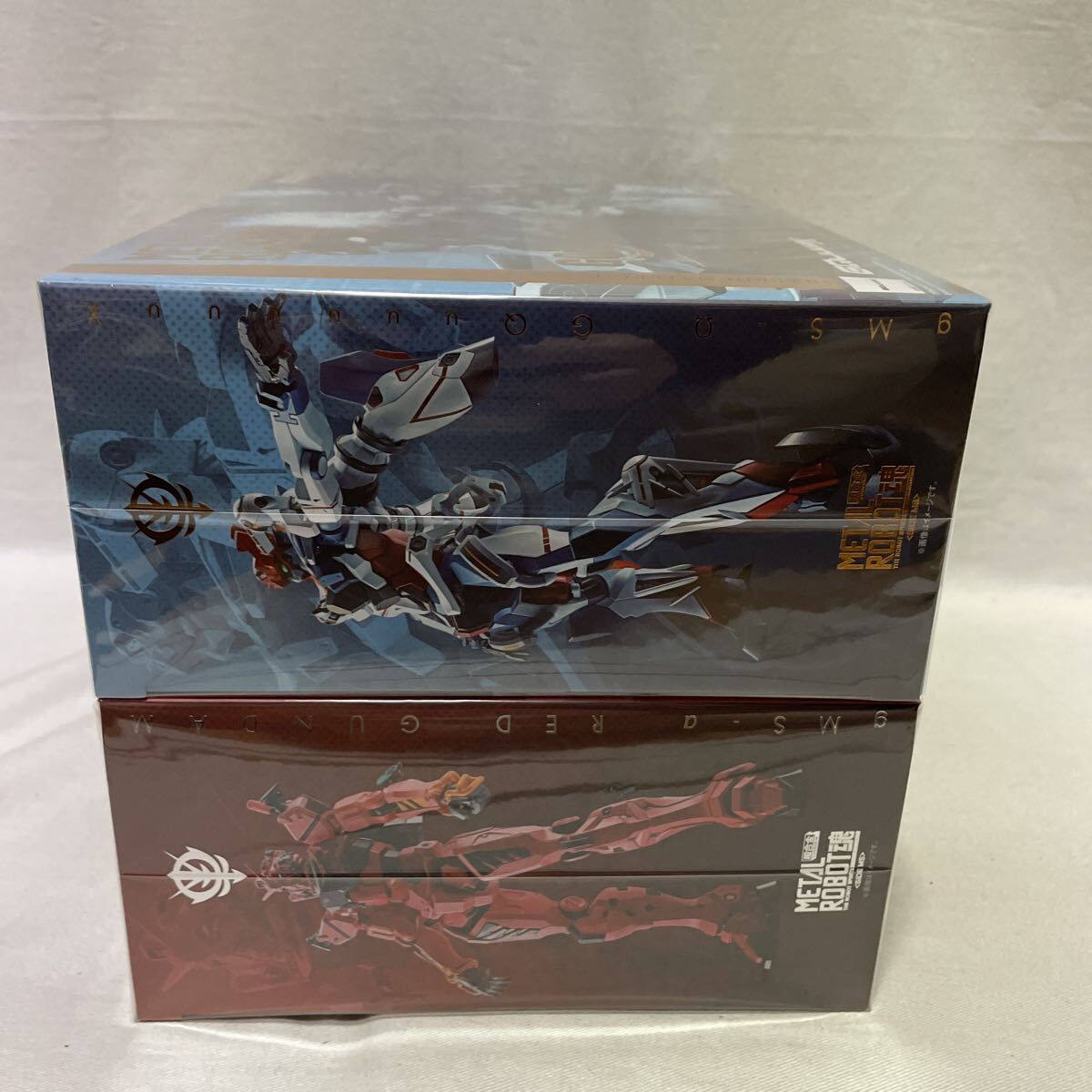 Bandai METAL ROBOT душа Mobile Suit Gundam GQuuuuuuX GQuuuuuuX & красный Gundam нераспечатанный не использовался BANDAI metal робот душа ji-k axe