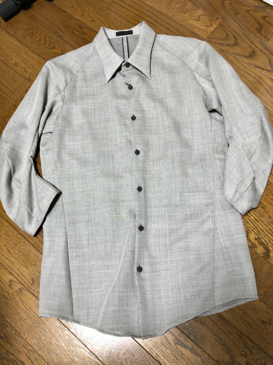 ★新品★定価¥26.000+税　DEVOA (デヴォア）Silk Twist Harf Sleeve Shirt color：ダーティホワイト yohji yamamoto　COMME des GARONS_画像1