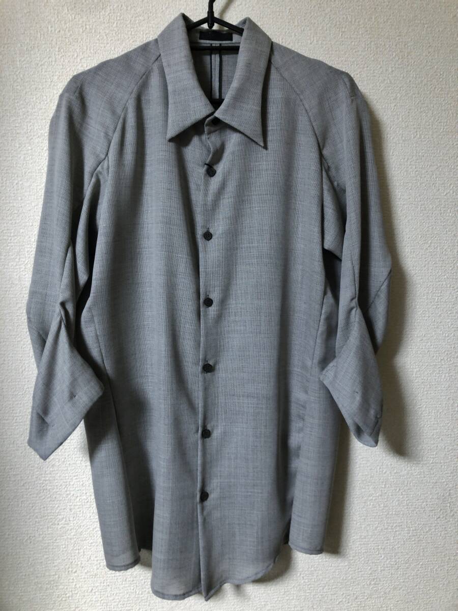 ★新品★定価¥26.000+税　DEVOA (デヴォア）Silk Twist Harf Sleeve Shirt color：ダーティホワイト yohji yamamoto　COMME des GARONS_画像9