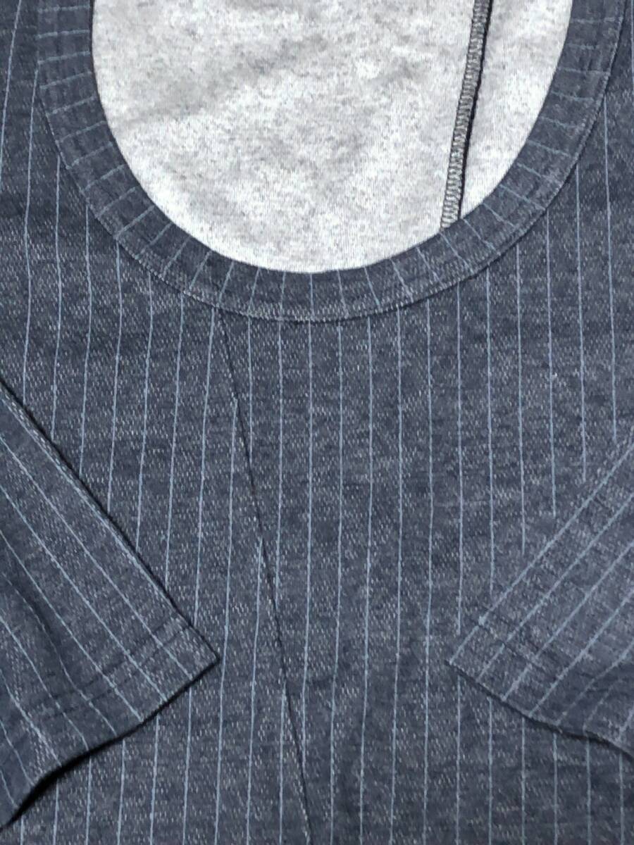 ★TORNADE MARTトルネードマート　5分袖ストライプカットソー　custum culture 5351 POUR LES HOMMES ZAZOUS glam rock gothic_画像3