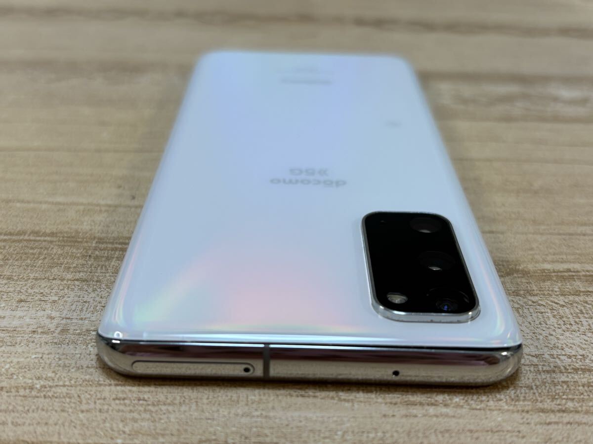 ジャンク docomo SAMSUNG Galaxy S20 5G 128GB SC-51A クラウドホワイト_画像5