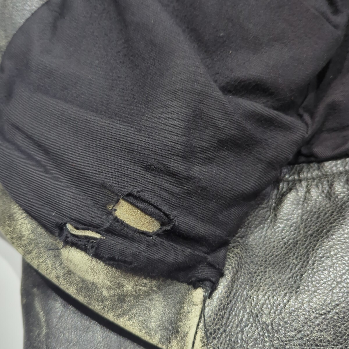 初期 02AW マルタン マルジェラ 本人期 八の字 ライダース レザージャケット エイジング加工 maison margiela 46_画像10