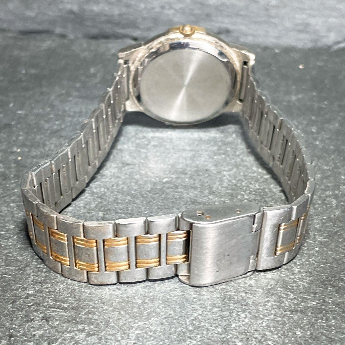 美品 GianPini ジャンピニ 腕時計 アナログ クオーツ 3針 メタルバンド シルバー ホワイト文字盤 ラウンド 新品電池交換済み 動作確認済み_画像5