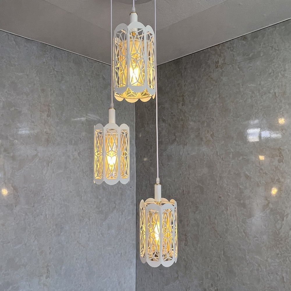 【LED付き！】引掛けシーリング対応 ペンダントライト led 照明 照明器具 天井直付 シンプル 安い おしゃれ ホワイト ガラス 吹き抜け 階段_画像2