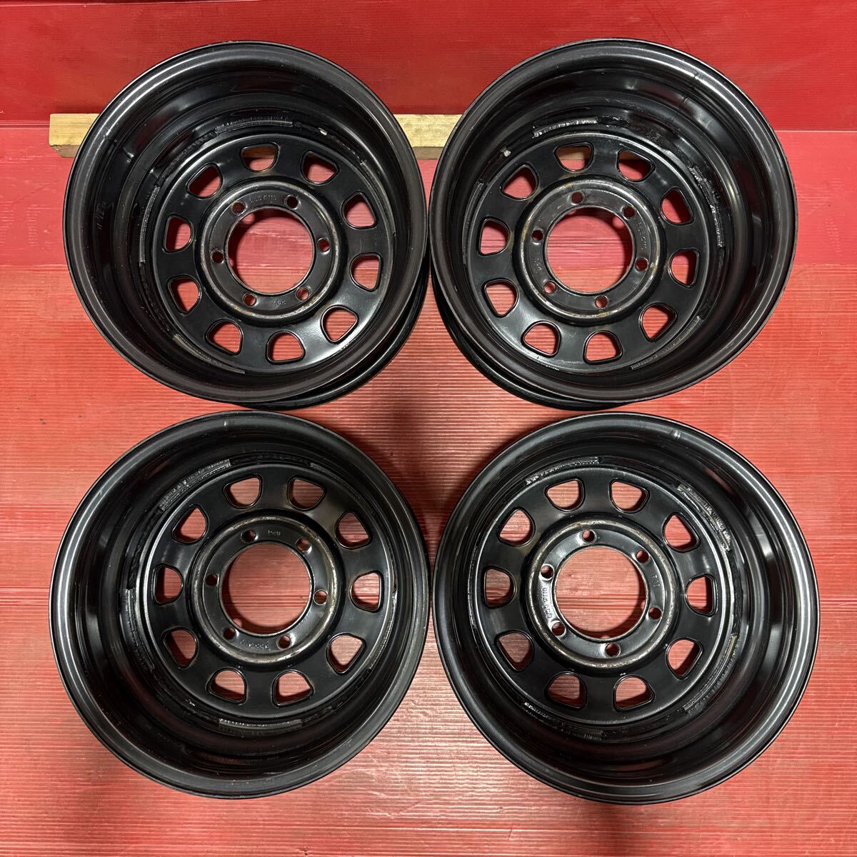 デイトナ DAYTONA スチールホイール　15インチ　6.5J PCD：139.7-6穴　オフセット：+40 4本セット　ハイエースなど_画像7