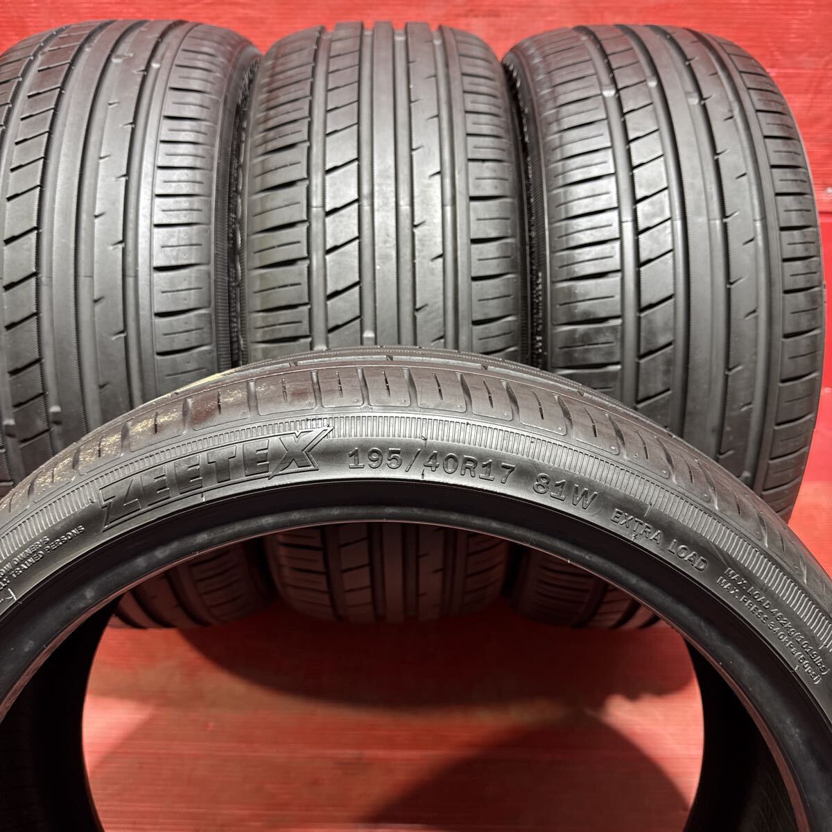 195/40R17(81W)ZEETEX HP2000 vfm 195/40-17 2023年製 バリ山 4本セット_画像6