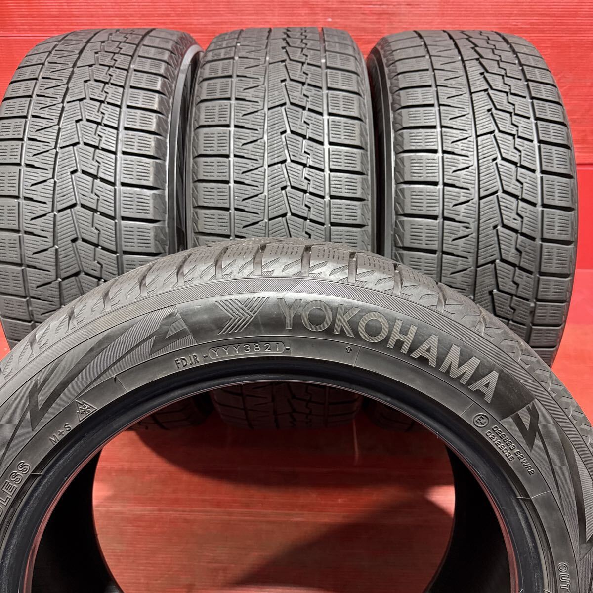 225/50R17（98Q） YOKOHAMA ice GUARD iG70 225/50-17 ヨコハマ アイスガード 2021年国産　6.5部溝　4本セット_画像8