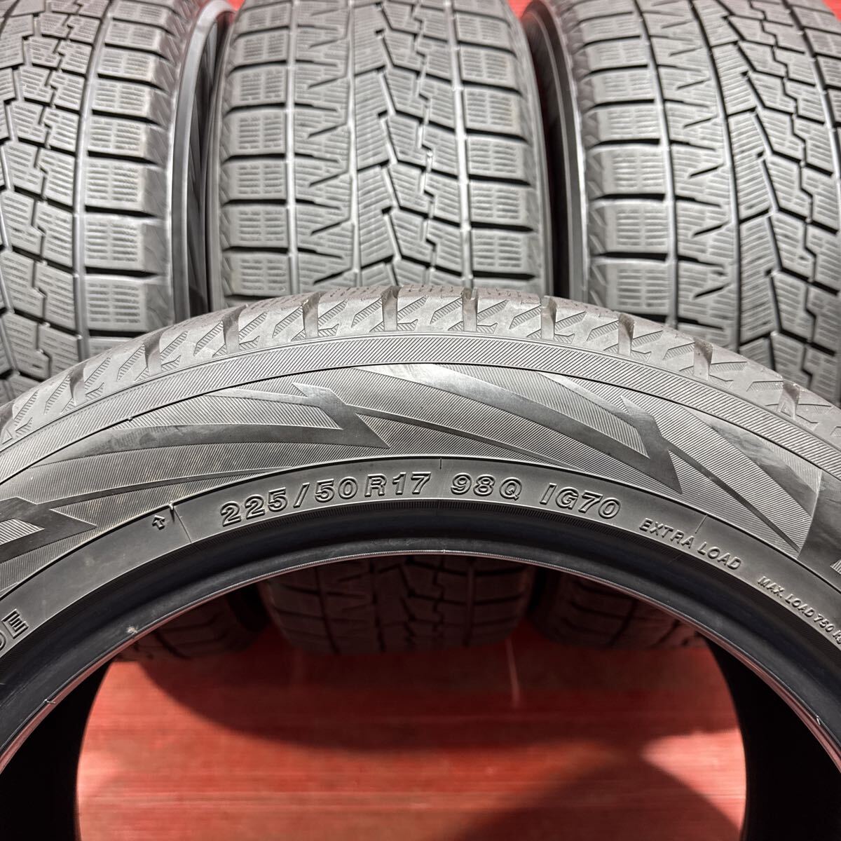 225/50R17（98Q） YOKOHAMA ice GUARD iG70 225/50-17 ヨコハマ アイスガード 2021年国産　6.5部溝　4本セット_画像10