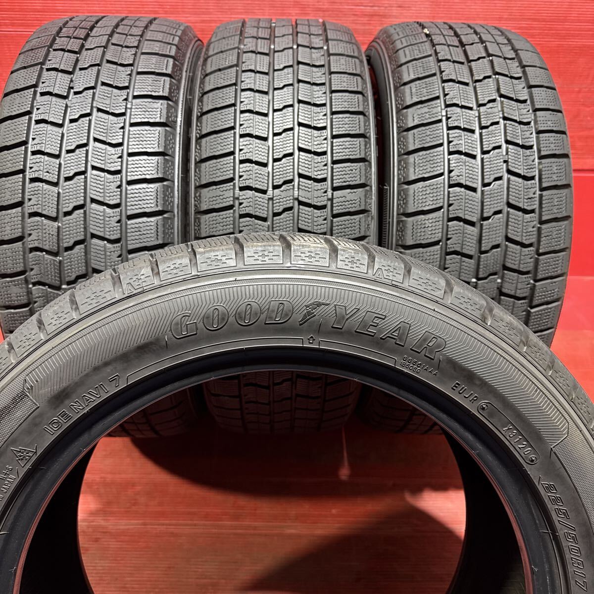 225/50R17（94Q）GOOD YEAR ICENAVI 7 225/50-17 グッドイヤー　アイスナビ7 2020年国産　バリ山　4本セット_画像6