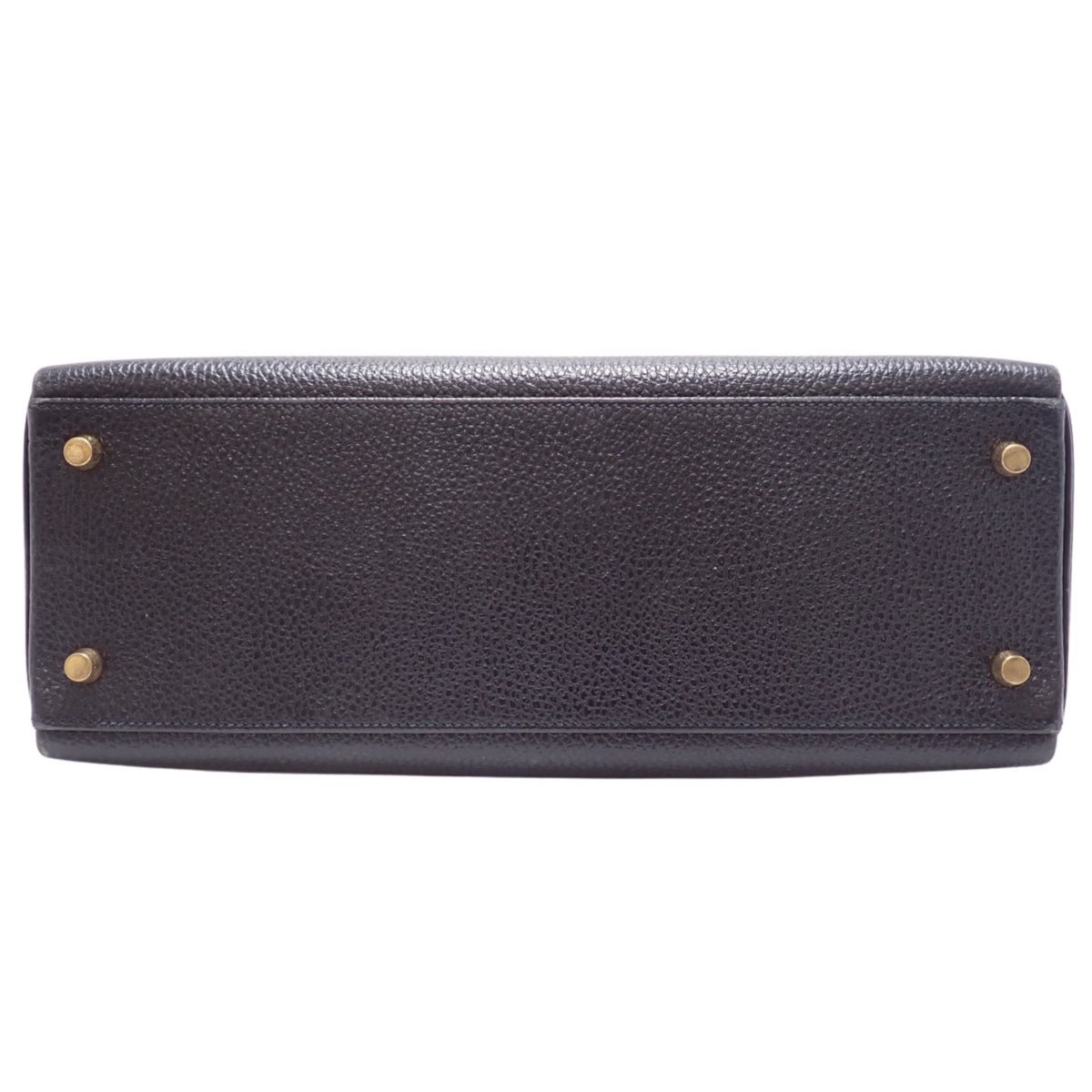 HERMES(エルメス) ケリー32(内縫い) ブラック黒 アルデンヌ ゴールド金具 □B刻印 ハンドバッグ ショルダー 40802158956【アラモード】_画像4