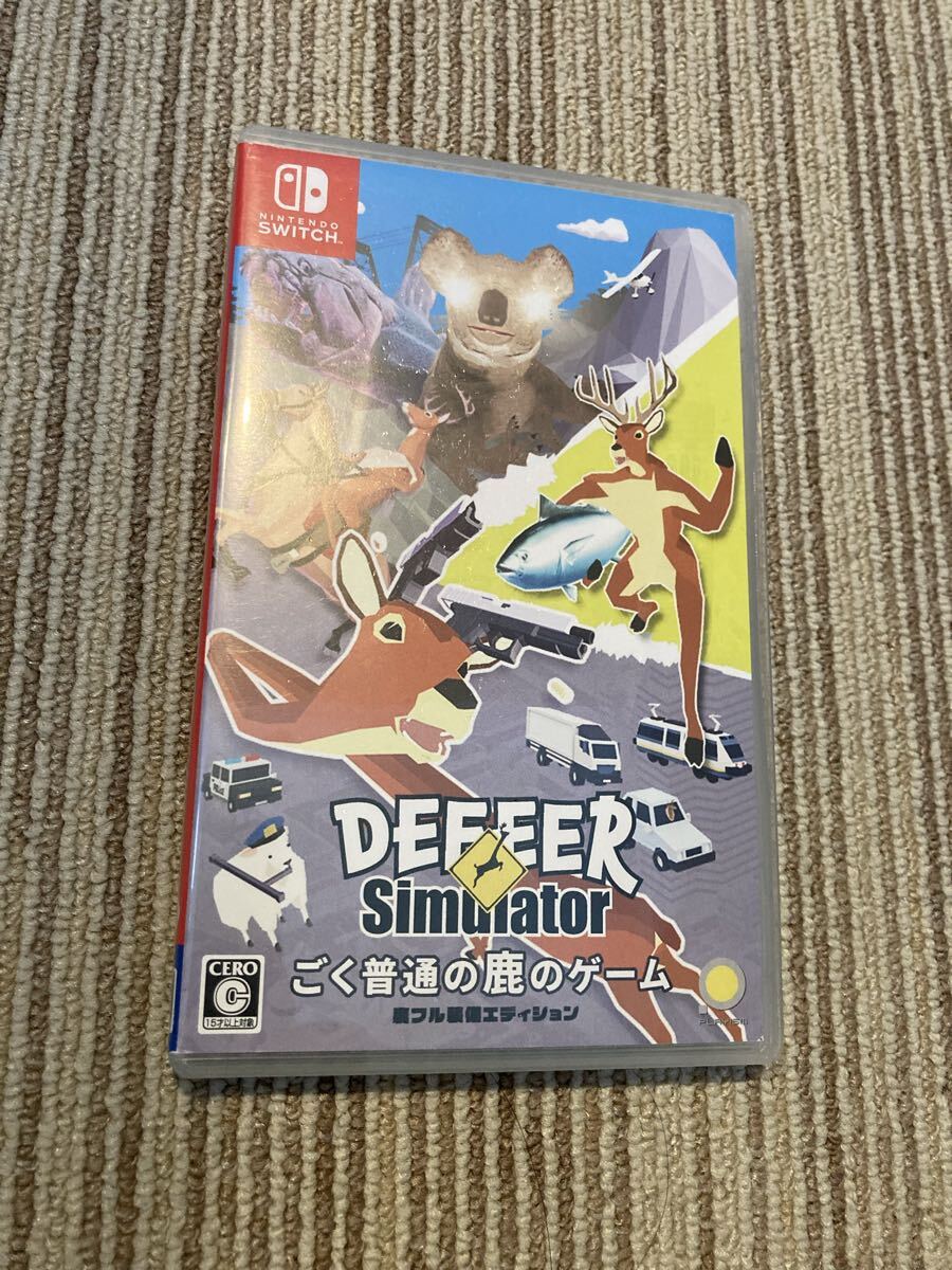 【中古】ごく普通の鹿のゲーム DEEEER Simulator Switchソフト_画像1