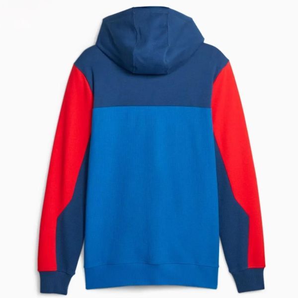 プーマ BMW コラボ フルジップフーディー USサイズL (XL相当) ネイビー/ブルー/レッド 紺 青 赤 モータースポーツ スウェット パーカー_画像8