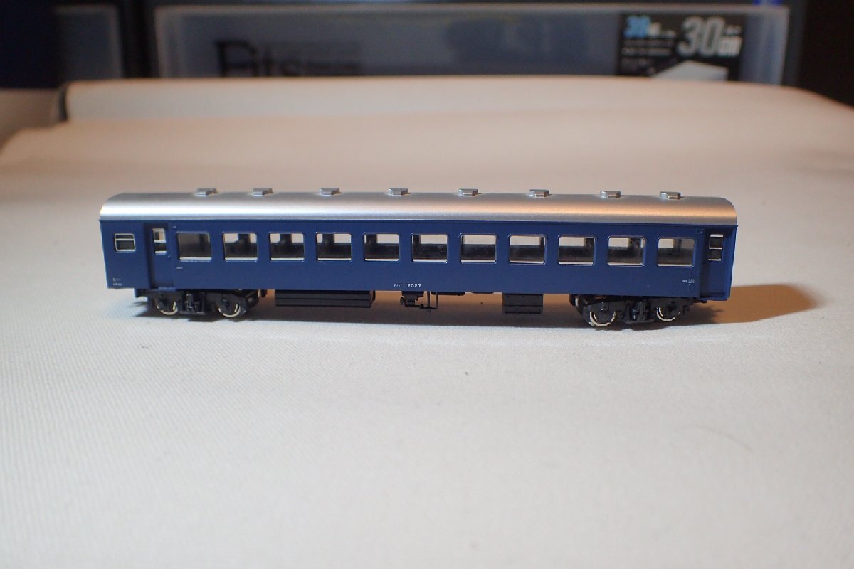 美品 KATO 5067 10系客車 ナハ11 1両 4両あり カトーカプラーN ナハ11-2027 Nゲージ 客車_画像3