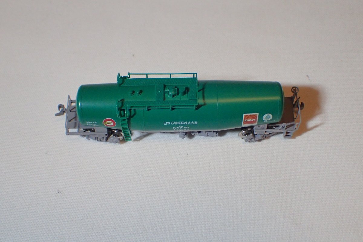 美品 KATO 8037-6 タキ1000 日本石油輸送色 ENEOS エコレールマーク付 1両 7両あり 根岸駅常備 タキ1000-161 Nゲージ 貨物列車_画像5