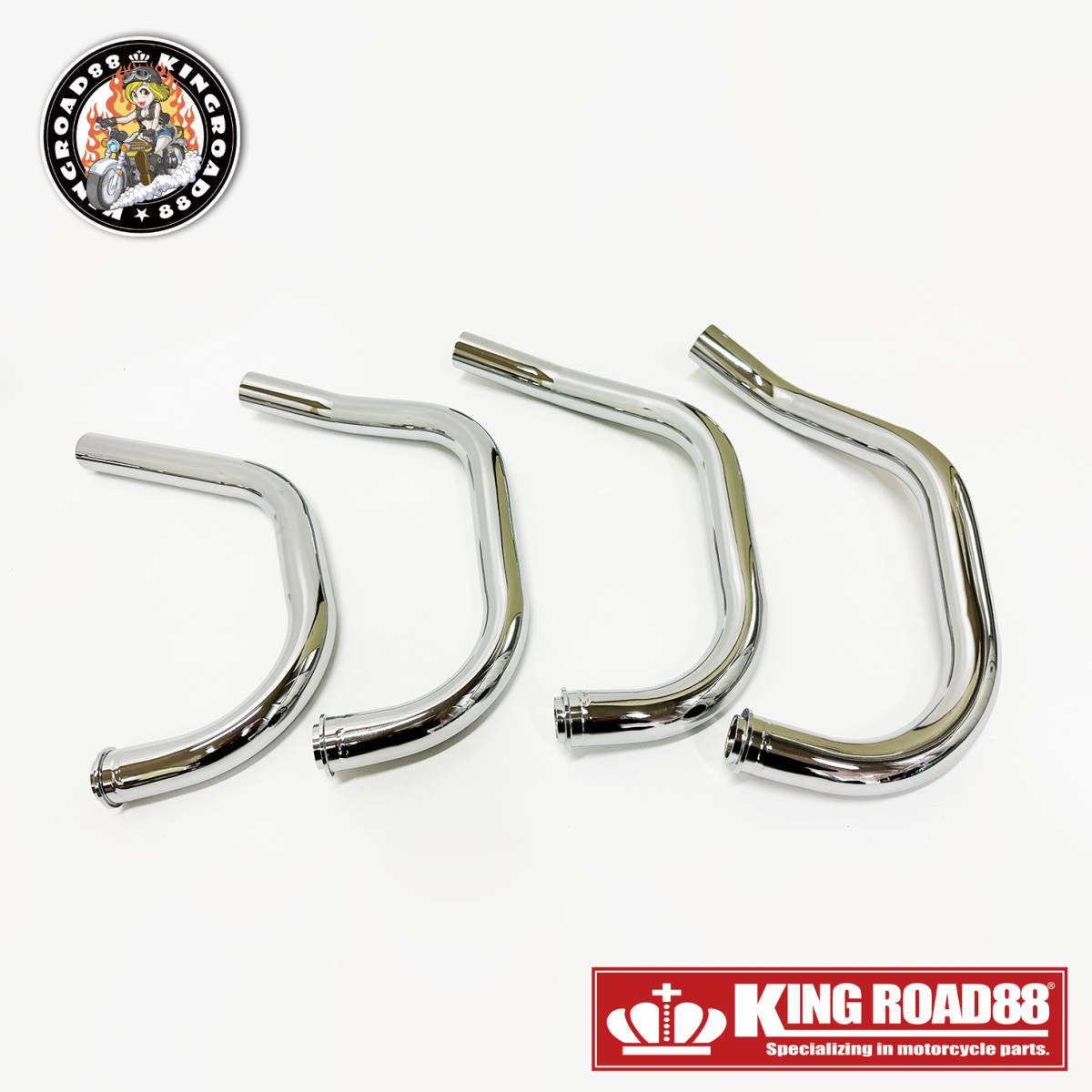 カワサキ バリオスⅡ型 ZR250B KingRoad88 RPMタイプ Hachi-Hachi管 フルエキゾーストマフラー バリオス2_画像5