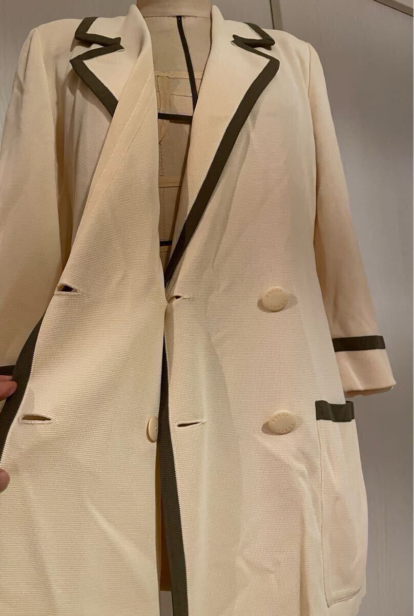 フォクシー/FOXEY デザインジャケット 40 ジャケット ベージュ系_画像4