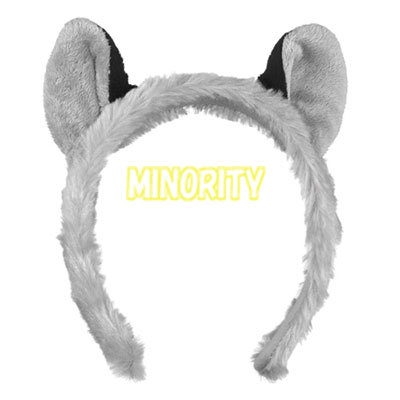 狼耳 / ウルフ付け耳 / WOLFカチューシャ / おおかみヘアバンド / 男女兼用 / ウルフ / WOLF / オオカミ耳 / 獣耳 / けも耳 / おおかみ_画像1