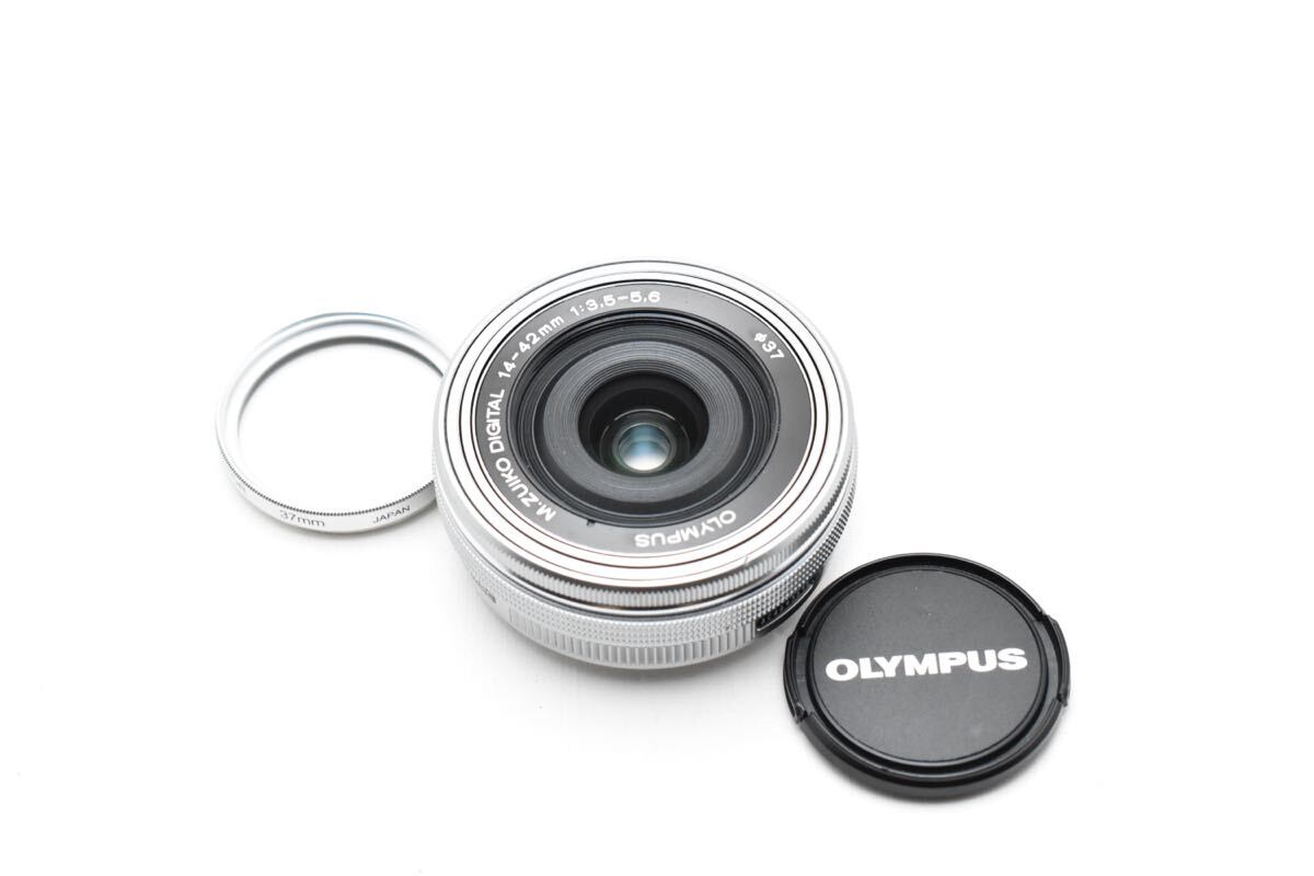 OLYMPUS M.ZUIKO DIGITAL ED14-42mm F3.5-5.6 EZ オリンパス レンズ_画像1