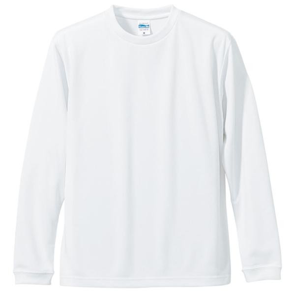 【メンズ】ユナイテッドアスレ/4.7オンス/ドライロングスリーブTシャツ/XL/LL/ホワイト_画像1