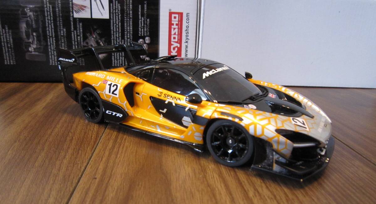 京商 ミニッツ RWDシリーズ レディセット マクラーレン セナ GTR オレンジ   走行1日(数分のみ)RCラジコン Mclaren-senna _画像6