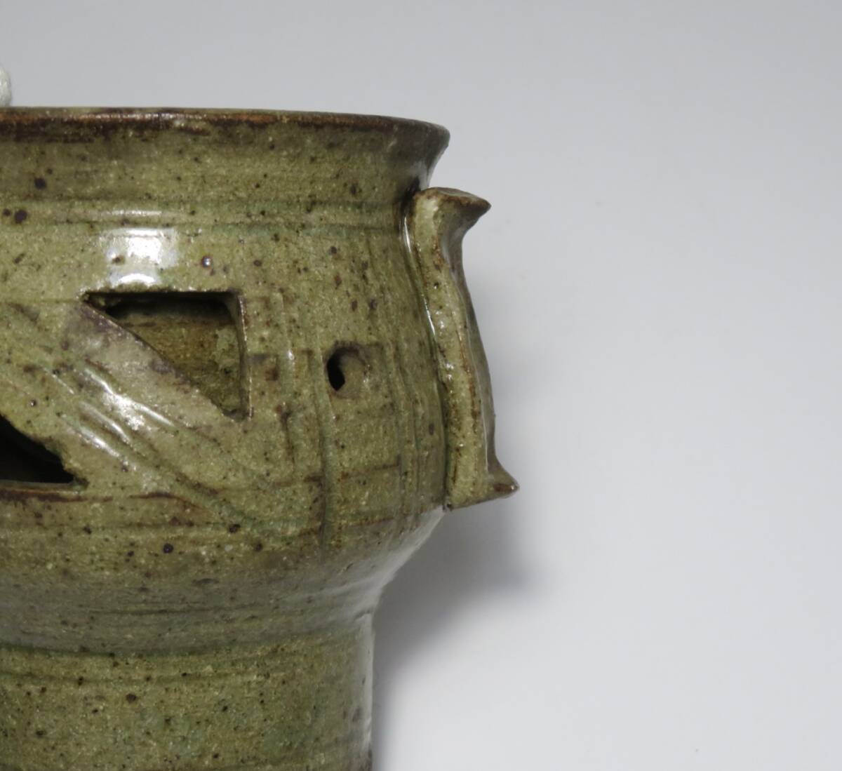 韓国美術 高麗青磁 高麗 香炉 透かし香炉 朝鮮 時代物_画像7