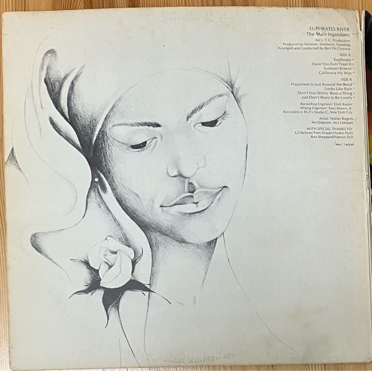 LP / US盤 / 見開き / The Main Ingredient / Euphrates River_画像5