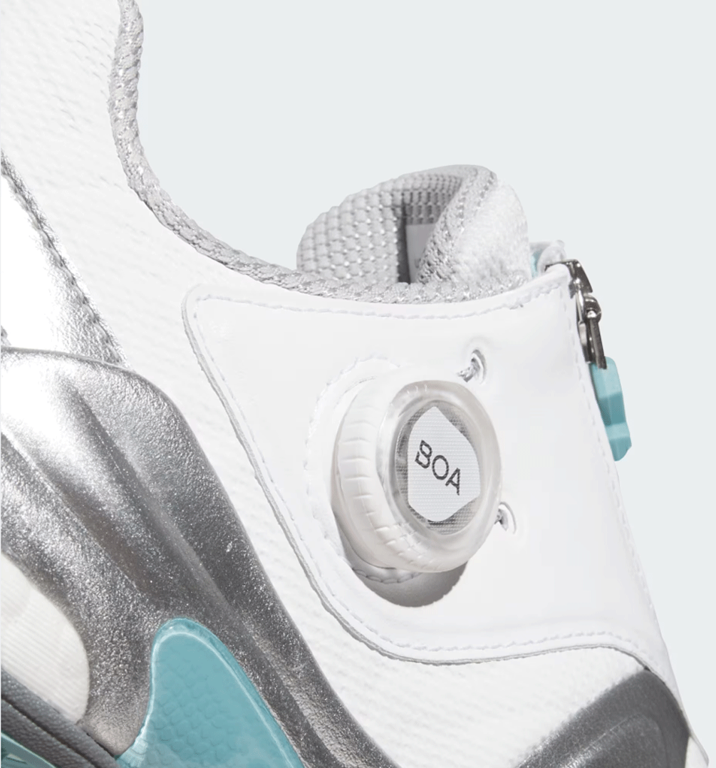 новый товар # Adidas #2025.7#wi мужской код Chaos -25- боа #JQ7753# белый | серебряно-металлический | мята #24.5CM# шиповки отсутствует