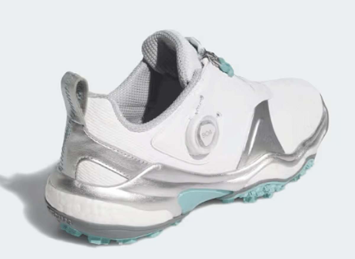 новый товар # Adidas #2025.7#wi мужской код Chaos -25- боа #JQ7753# белый | серебряно-металлический | мята #24.5CM# шиповки отсутствует