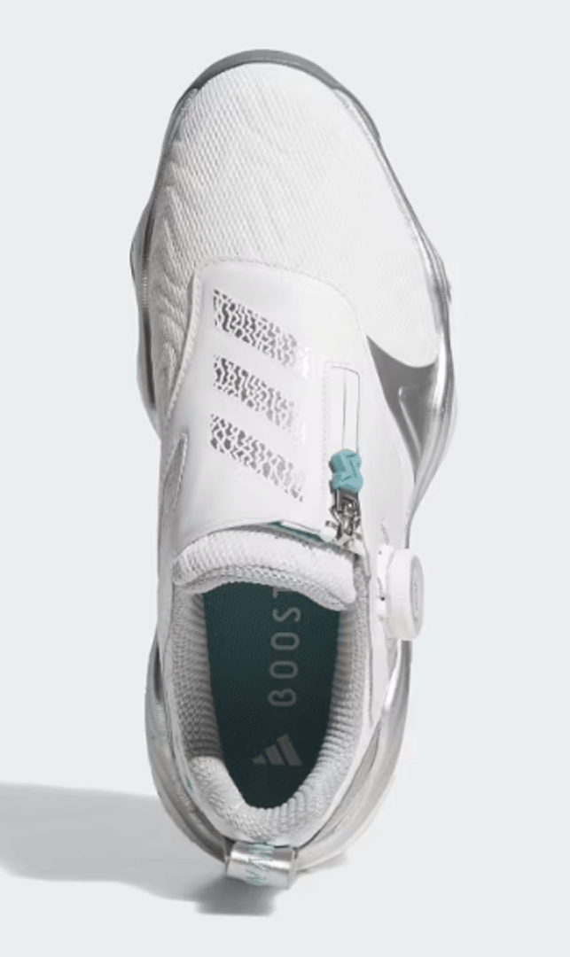 новый товар # Adidas #2025.7#wi мужской код Chaos -25- боа #JQ7753# белый | серебряно-металлический | мята #24.5CM# шиповки отсутствует