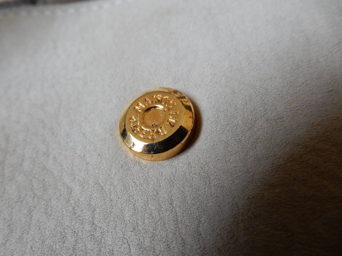 本革☆MAISON DE REEFUR(メゾンドリーファー)☆A4対応☆トートバッグ ライトベージュ(金具ゴールド)_画像2