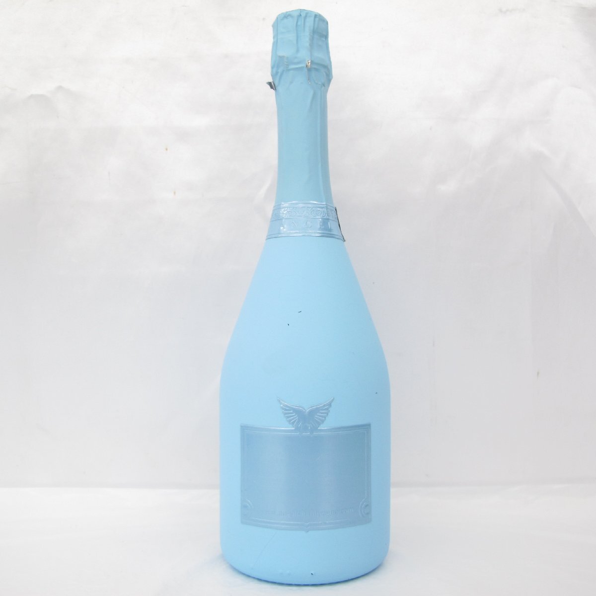 1円～【未開栓】ANGEL エンジェル ドゥミセック ブルー レザータイプ シャンパン 750ml 12.5% ケース付 11959941 1030の画像4