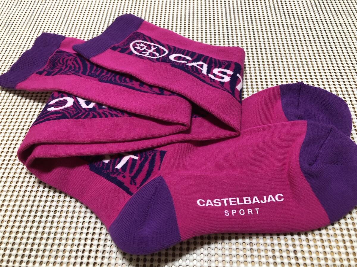 новый товар CASTELBAJAC Castelbajac Golf спорт носки колено гольфы