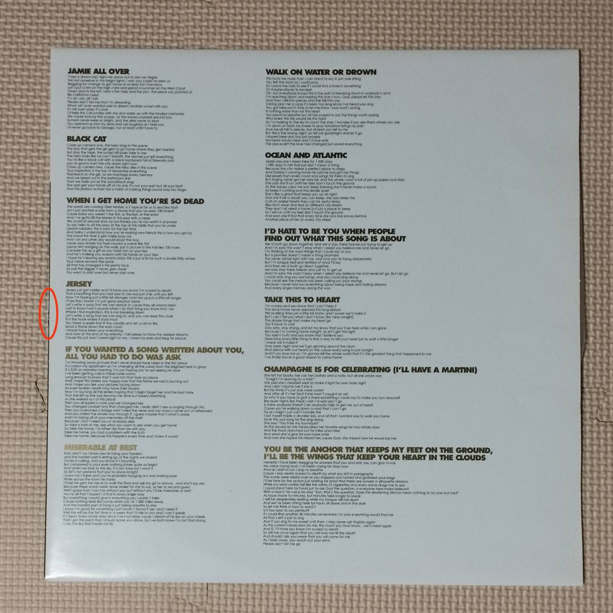 LP Mayday Parade A Lesson In Romantics Red Blob & Black Splatter_画像3