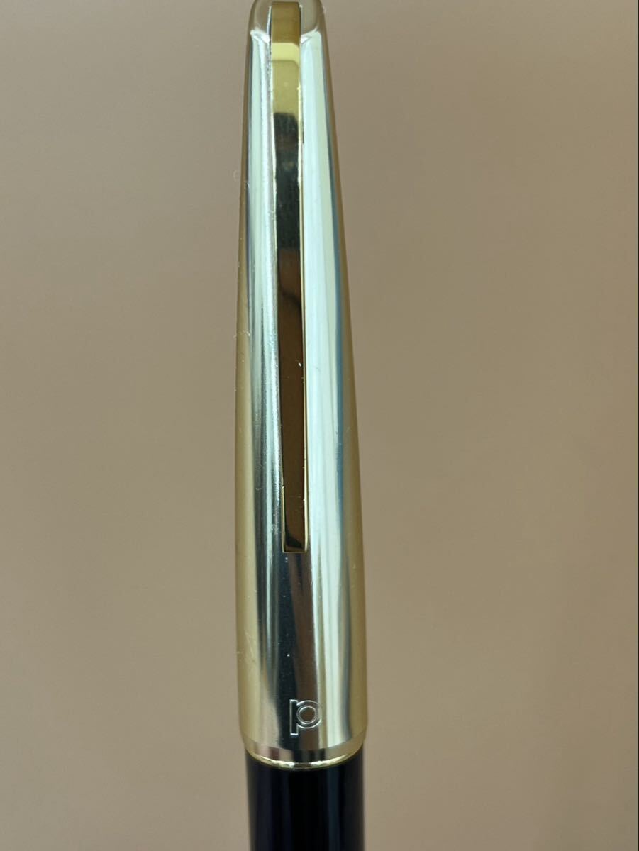 ★美品★PLATINUM プラチナ ペン先 18K 18金万年筆 筆記用具 文房具 ステーショナリー ブラック×ゴールドGSA103101_画像4