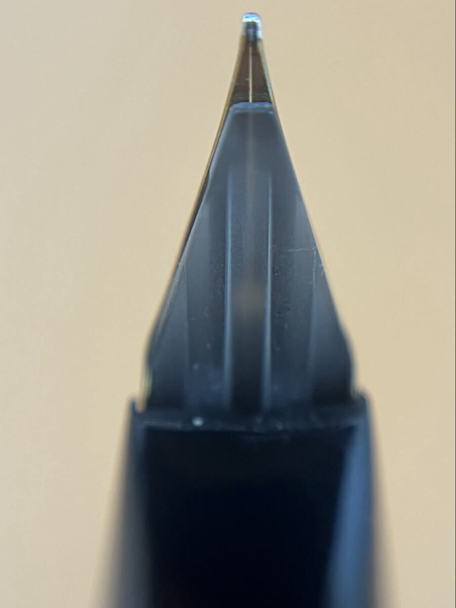 ★美品★PLATINUM プラチナ ペン先 18K 18金万年筆 筆記用具 文房具 ステーショナリー ブラック×ゴールドGSA103101_画像6