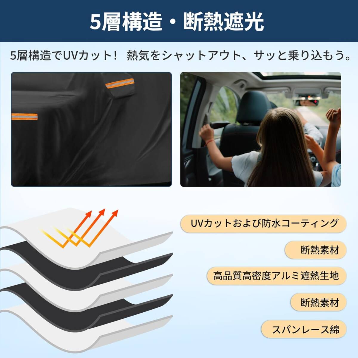 ★X AUTOHAUX ・スズキ・ジムニー JIMNY JB23W用ボディカバー_画像2