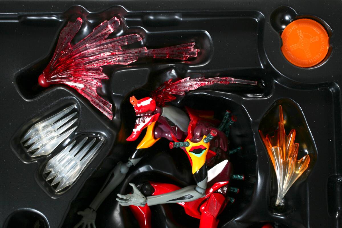 リボルテックヤマグチ 090 エヴァンゲリオン2号機 獣化第2形態 [ザ・ビースト] 可動 フィギュア 海洋堂 KAIYODO_画像2