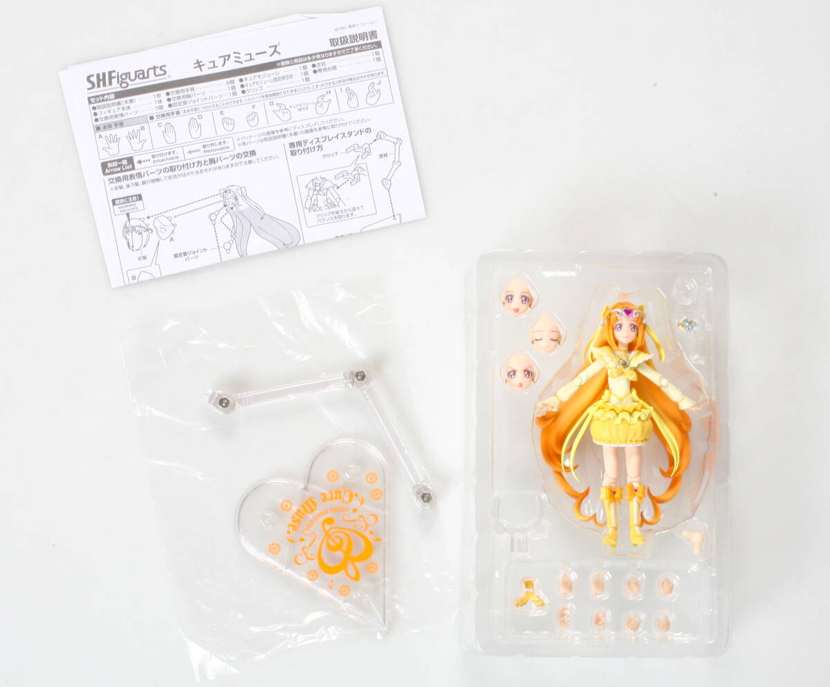S.H.Figuarts フィギュアーツ キュアミューズ スイートプリキュア♪ フィギュア 可動 中古品 付属品欠け有り 魂ウェブ商店 バンダイ BANDAI_画像6