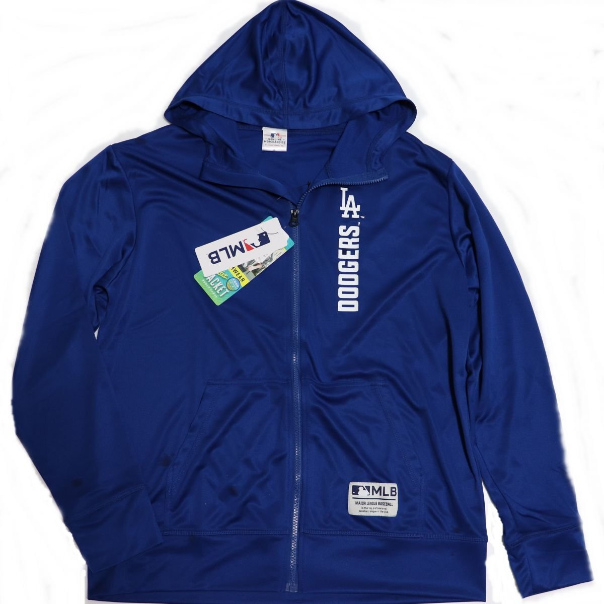 ドジャース DODGERS MLB 新品 メンズ メジャーリーグ 大谷翔平 山本由伸 吸収速乾 UV対策 長袖 パーカー Lサイズ [XR530MR-65-L] VCXZ_画像1