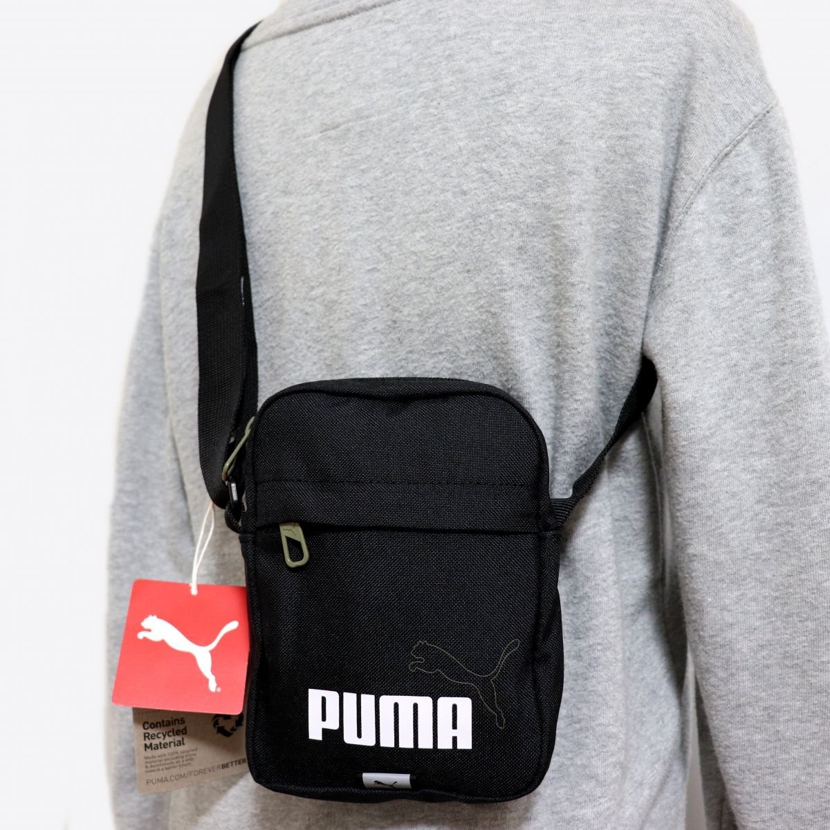 プーマ PUMA 新品 フェーズエレメンタルポータブル ショルダーバッグ ポーチ 鞄 BAG かばん バッグ 黒 [090696-01] VCXZ_画像1