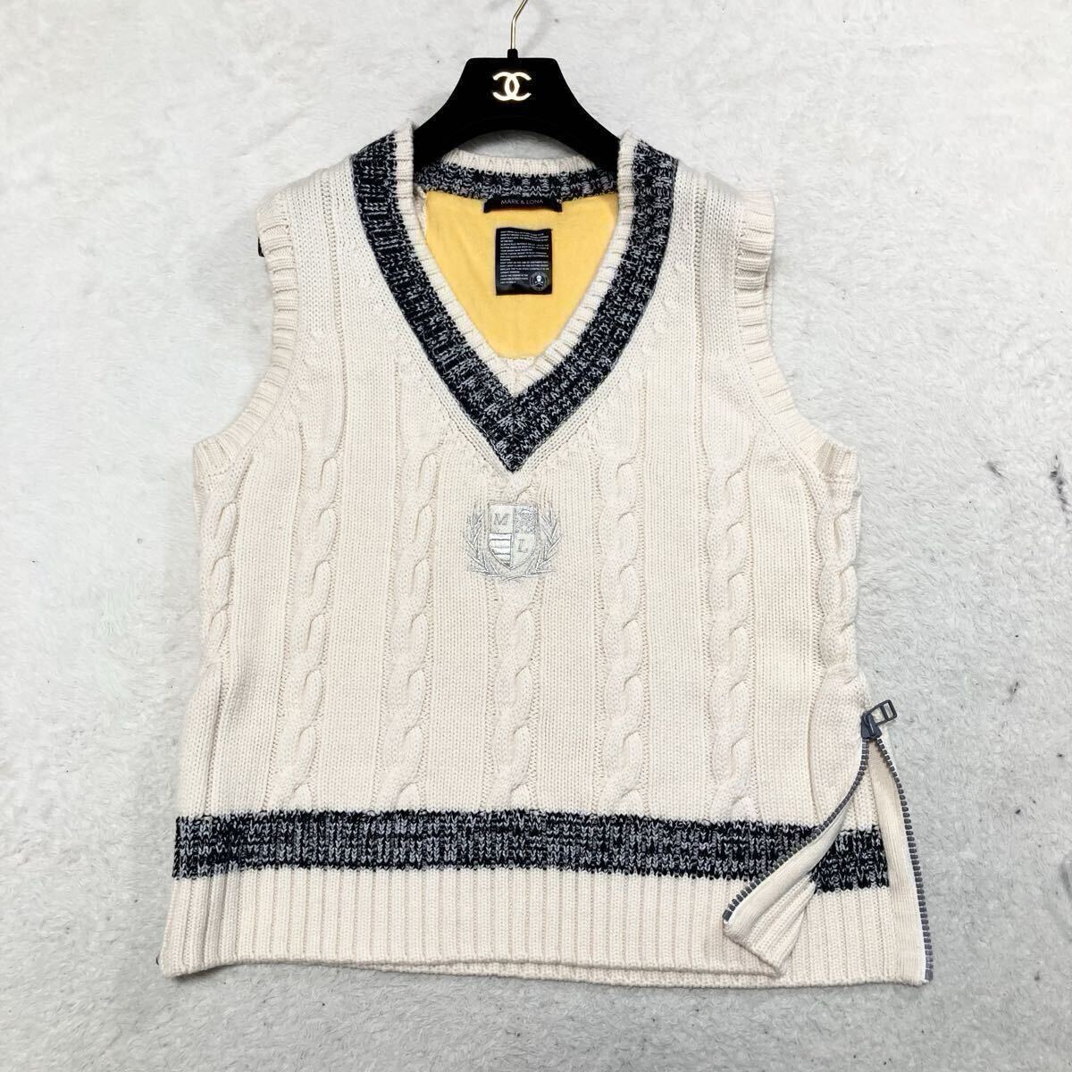 極美品！MARK&LONA マークアンドロナ　ニット　セーター　M Yahoo!オークション - 極美品 MARK&LONA マークアンドロナ