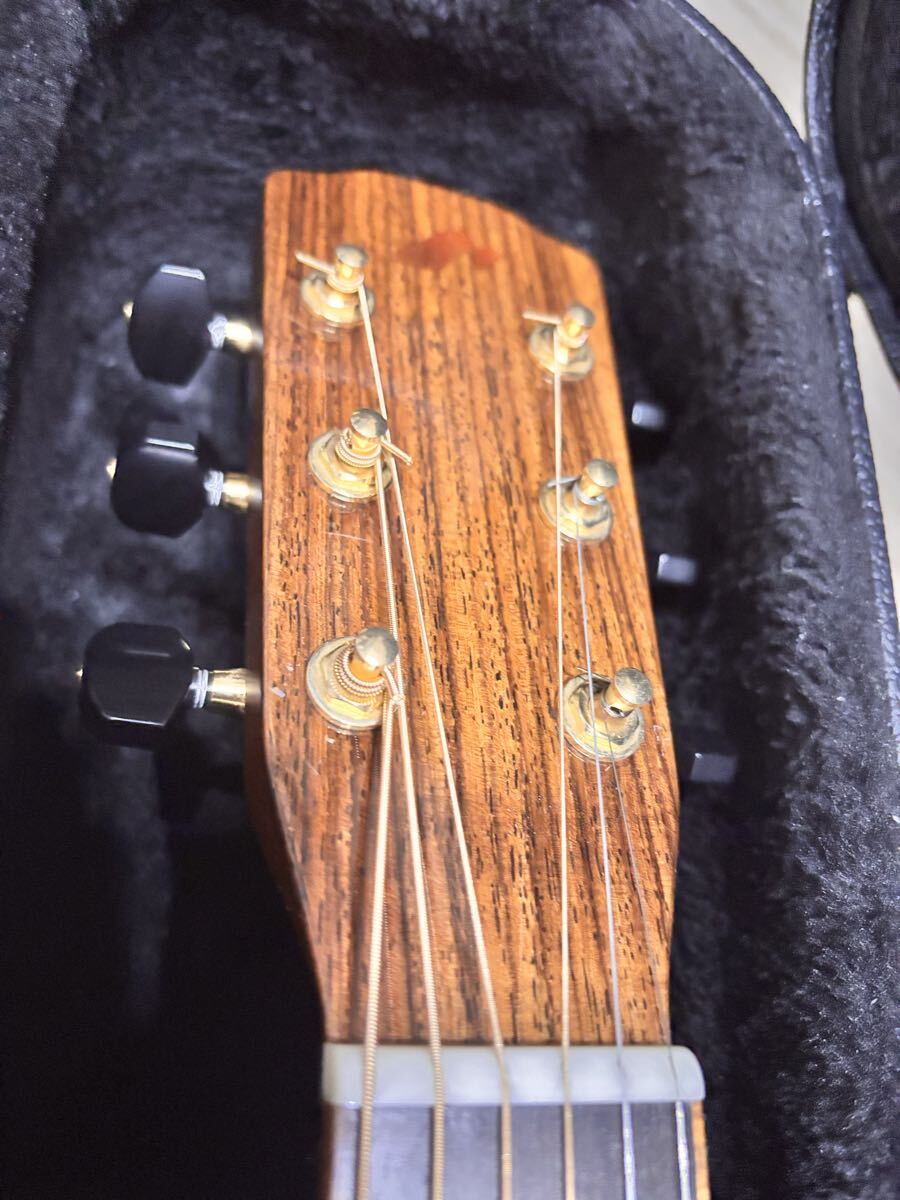 美品最終値下げ モーリスSE-103 フィンガースタイル向けアコースティックギター/スカイソニックT902付属_画像9
